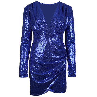 JAIMY Gianna sequin dress cobalt blue