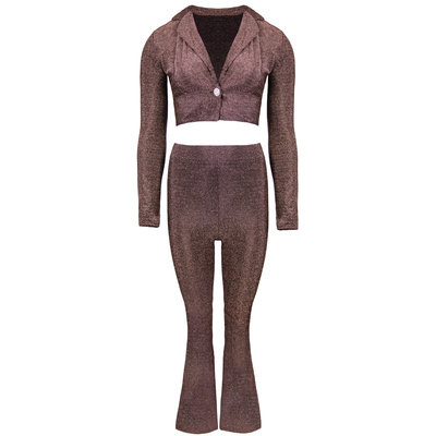 JAIMY Sparkle flared set rose