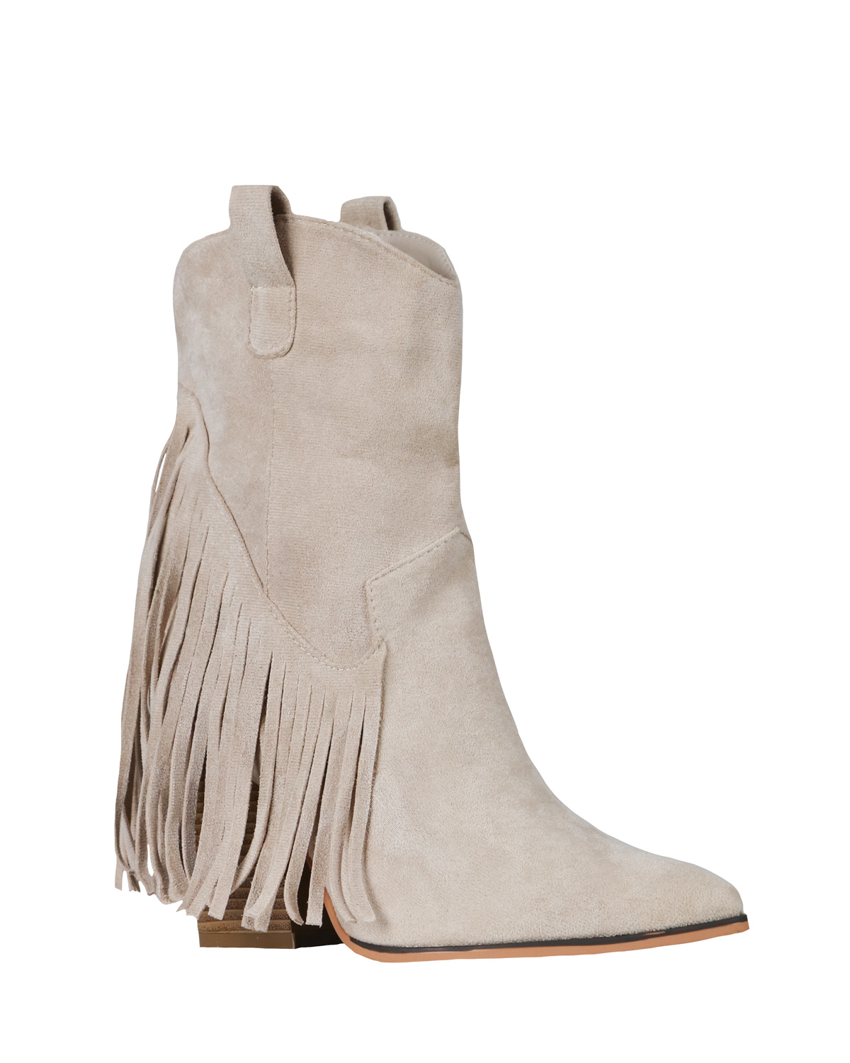 Fringe sales suede boots