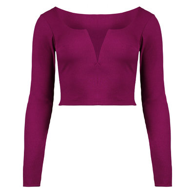 JAIMY Esther cropped top magenta