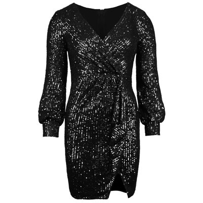 JAIMY Davina sequin dress black