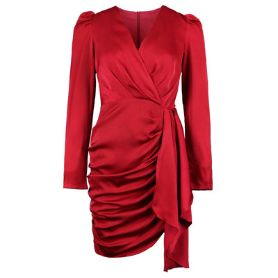 JAIMY Charlee satin dress red