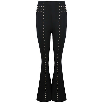 JAIMY Stud detail flared pants