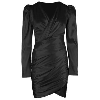 JAIMY Perfect satin dress black