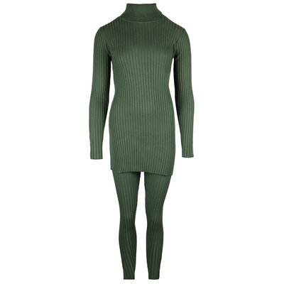 JAIMY Sage lounge wear set army green