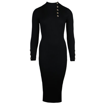 JAIMY Gemma gold button dress