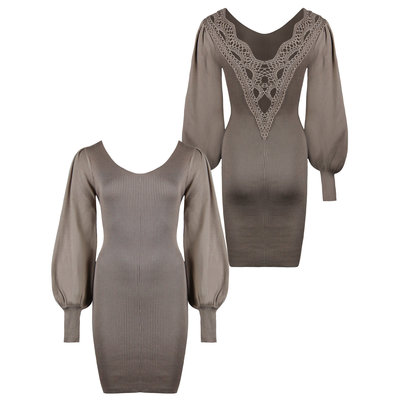 JAIMY Love is in the air dress cognac