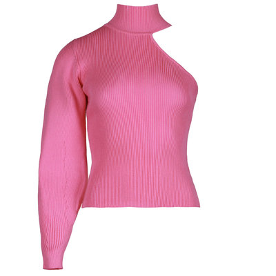 JAIMY Kaia one shoulder top pink