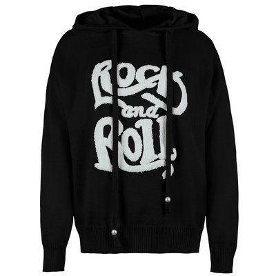 JAIMY Rock and roll hoodie sweater black