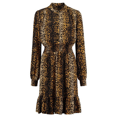 FIFTH HOUSE Seldon dress leopard fur