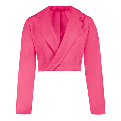 JAIMY Cassandra cropped blazer pink