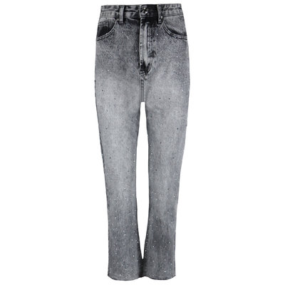 JAIMY Ruby diamond detail mom jeans grey