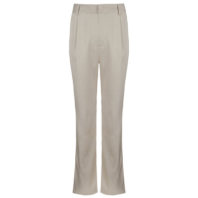 JAIMY Pinstripe pantalon beige
