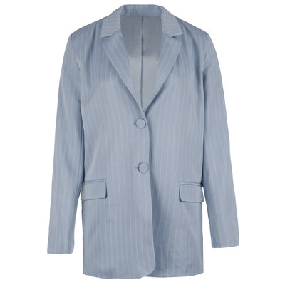 JAIMY Pinstripe blazer blue