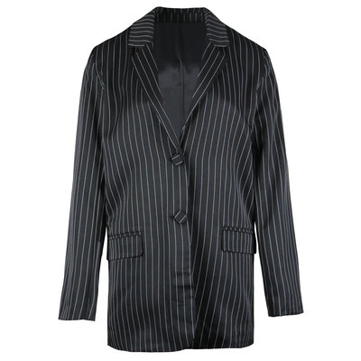 JAIMY Pinstripe blazer black