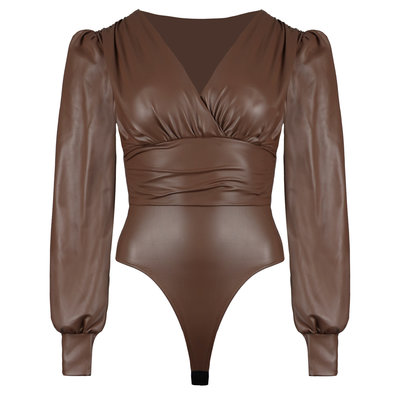 JAIMY Cleo leather body brown