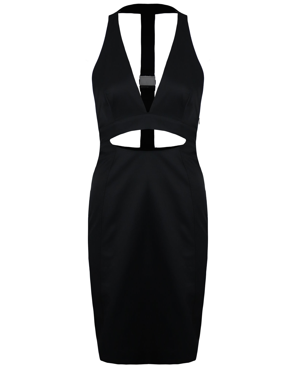 CALVIN KLEIN Open back strap utility dress Ck black CALVIN KLEIN Open back strap utility dress Ck black