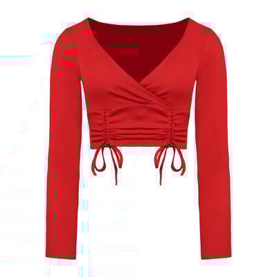 JAIMY Eden crop top red