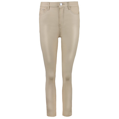 JAIMY Kaylee leather look jeans beige