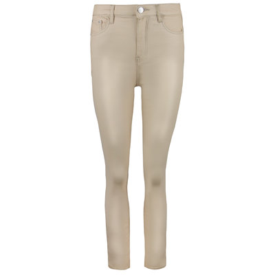 JAIMY Noah super push up jeans leather beige