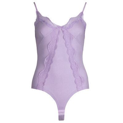 JAIMY Lace detail body lilac