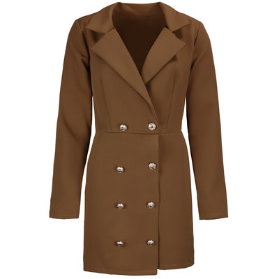 JAIMY Blazer playsuit brown