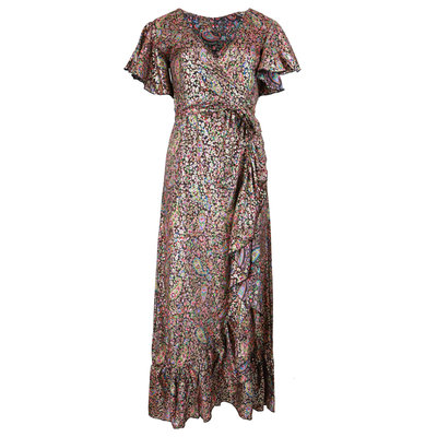 JAIMY Alyssa wrap dress black