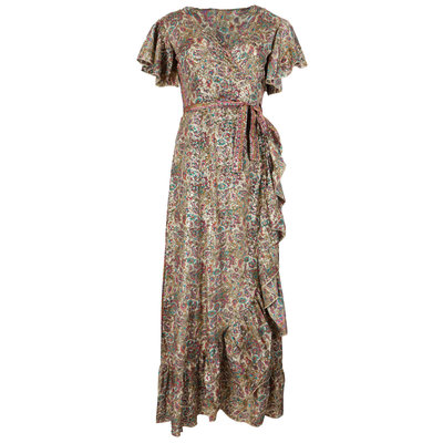 JAIMY Alyssa wrap dress beige