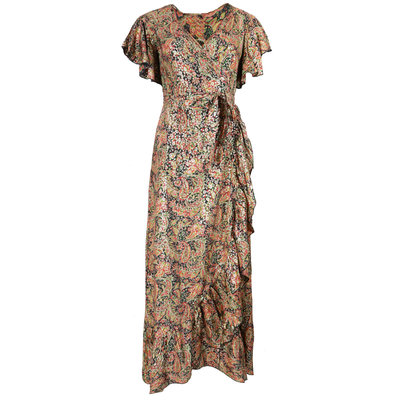 JAIMY Alyssa wrap dress red