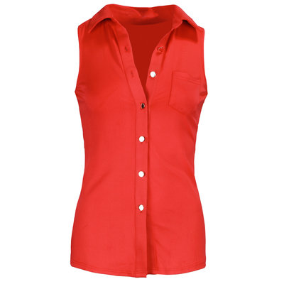 JAIMY Sleeveless travel blouse red
