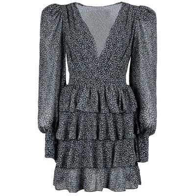 JAIMY Nylah leopard print dress black