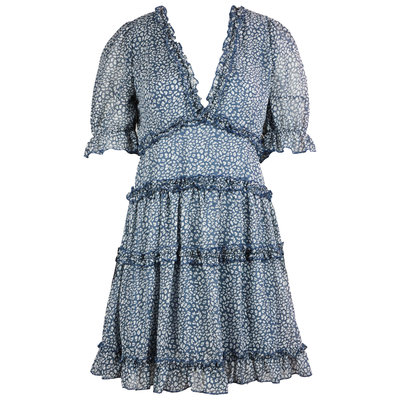 JAIMY Callie cut out back dress dark blue