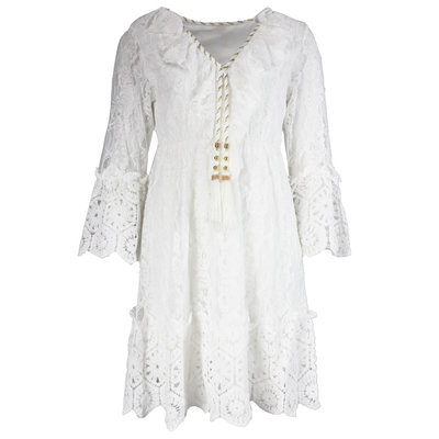 JAIMY Cilla ibiza dress white