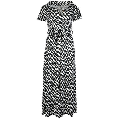 JAIMY Chain print maxi dress black