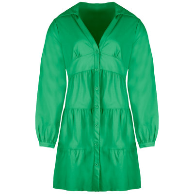 JAIMY Charli blouse dress green