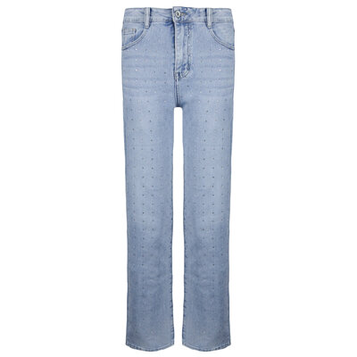 JAIMY Emerson diamond detail wide leg jeans