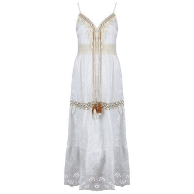 JAIMY Antonella maxi crochet dress