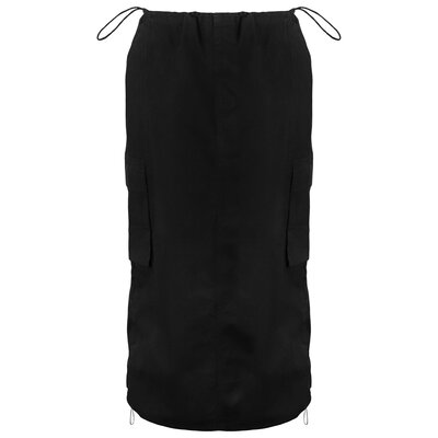 JAIMY Maxi cargo skirt black