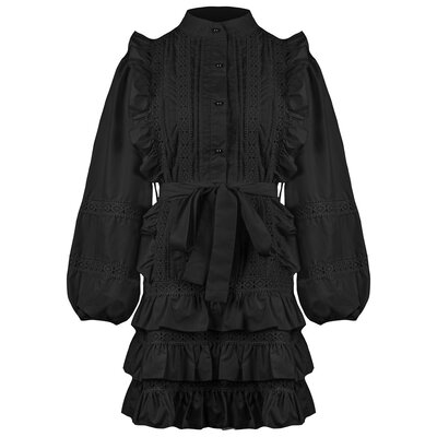 JAIMY Kataleya crochet dress black