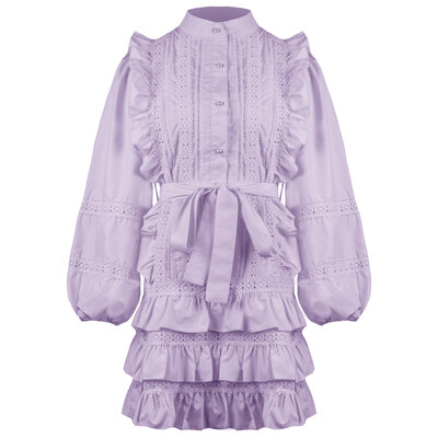 JAIMY Kataleya crochet dress lilac