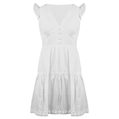 JAIMY Maisy crochet dress white