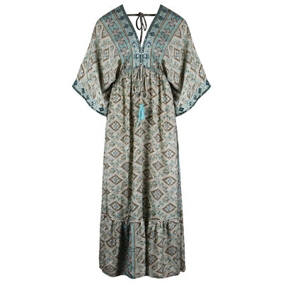 JAIMY Azalea boho maxi dress green