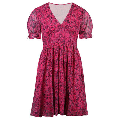 JAIMY Amaris printed dress fuchsia