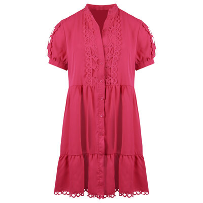 JAIMY Sapphire short sleeve dress pink