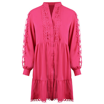 JAIMY Sapphire long sleeve dress pink