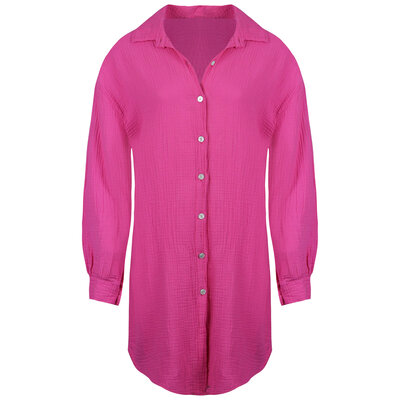 JAIMY Katelyn blouse dress fuchsia