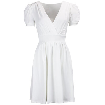 JAIMY Maddison travel dress white