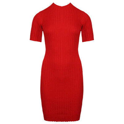 JAIMY Remy open back dress red