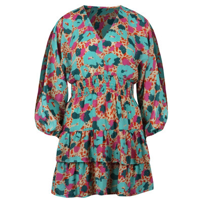 JAIMY Azariah printed dress mint