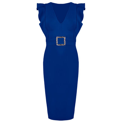 JAIMY Kaydence bandage dress cobalt blue